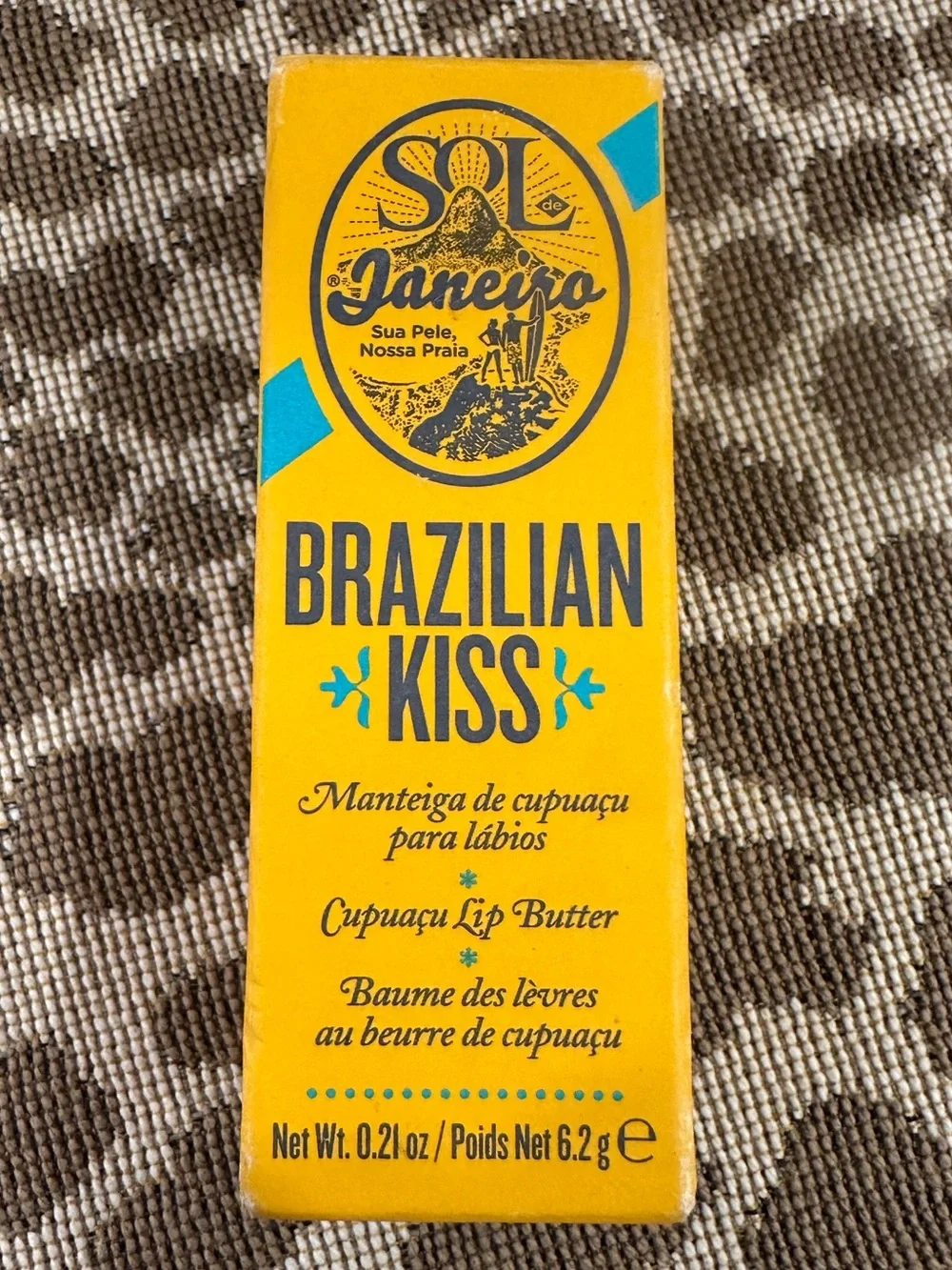 Sol de Janeiro Brazilian Kiss Cupuaçu Lip Butter~Caramelized Vanilla 0.21oz~NIB!